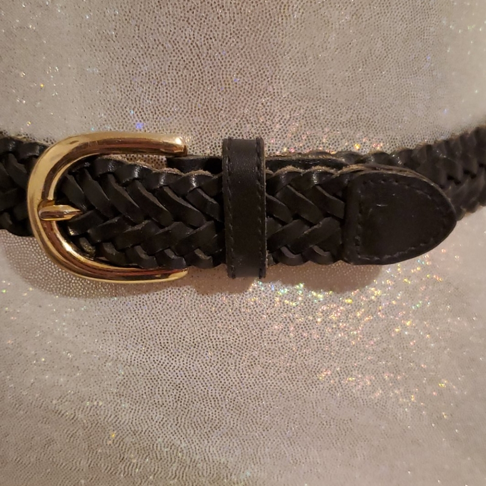 💞Braided leather belt